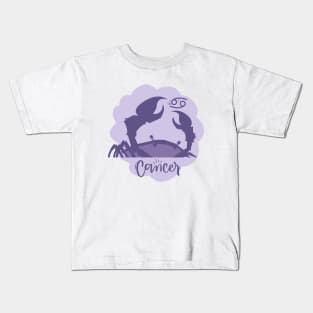 Cancer: Embrace the depths, where emotions flow. Kids T-Shirt